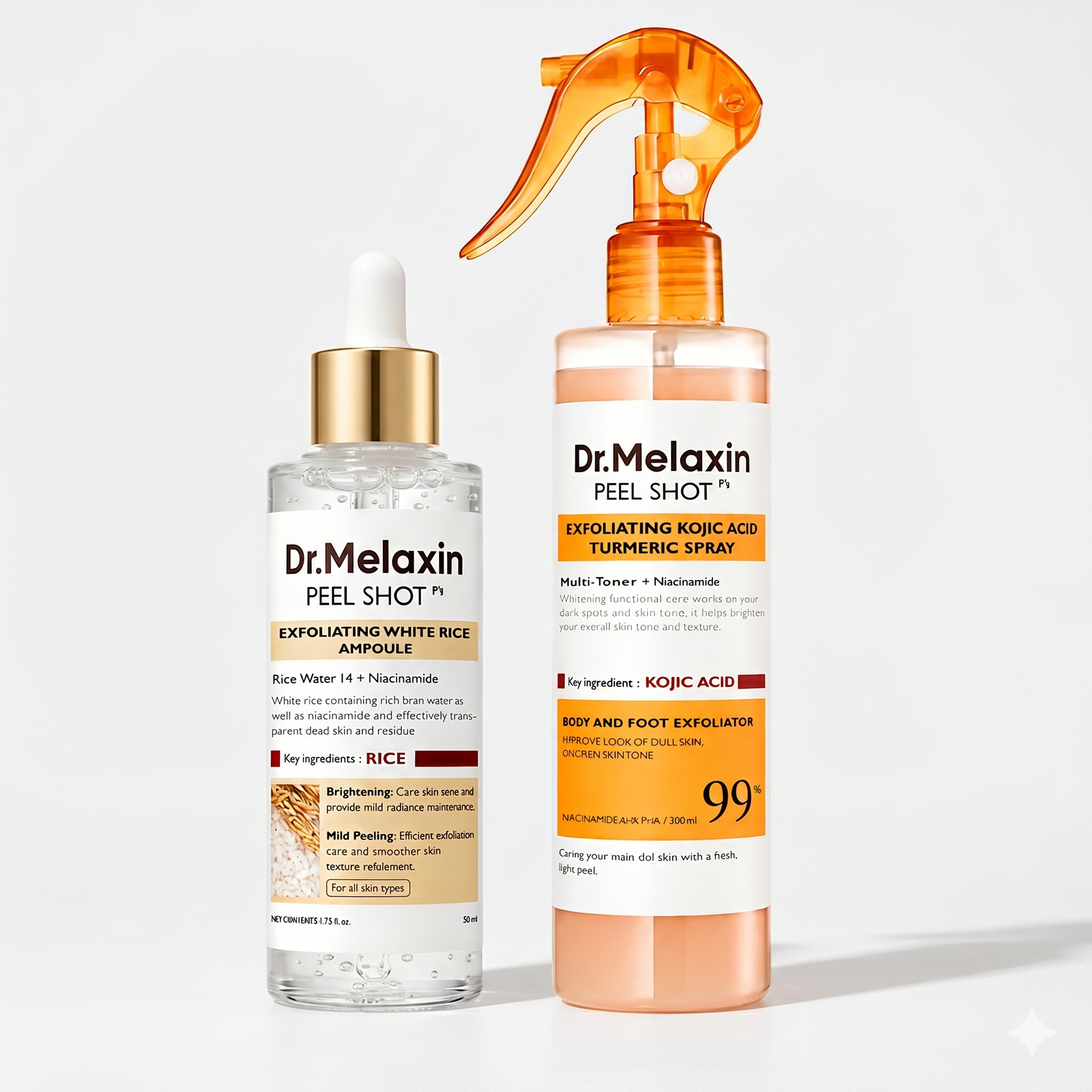 Body & Face Peel Shot Duo