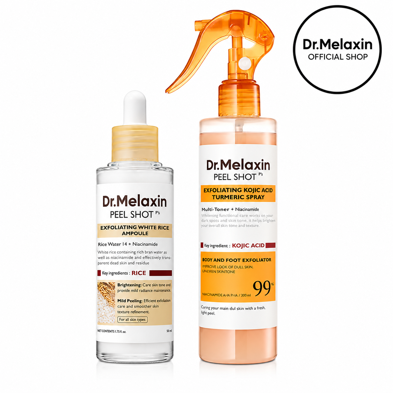 Body & Face Peel Shot Duo