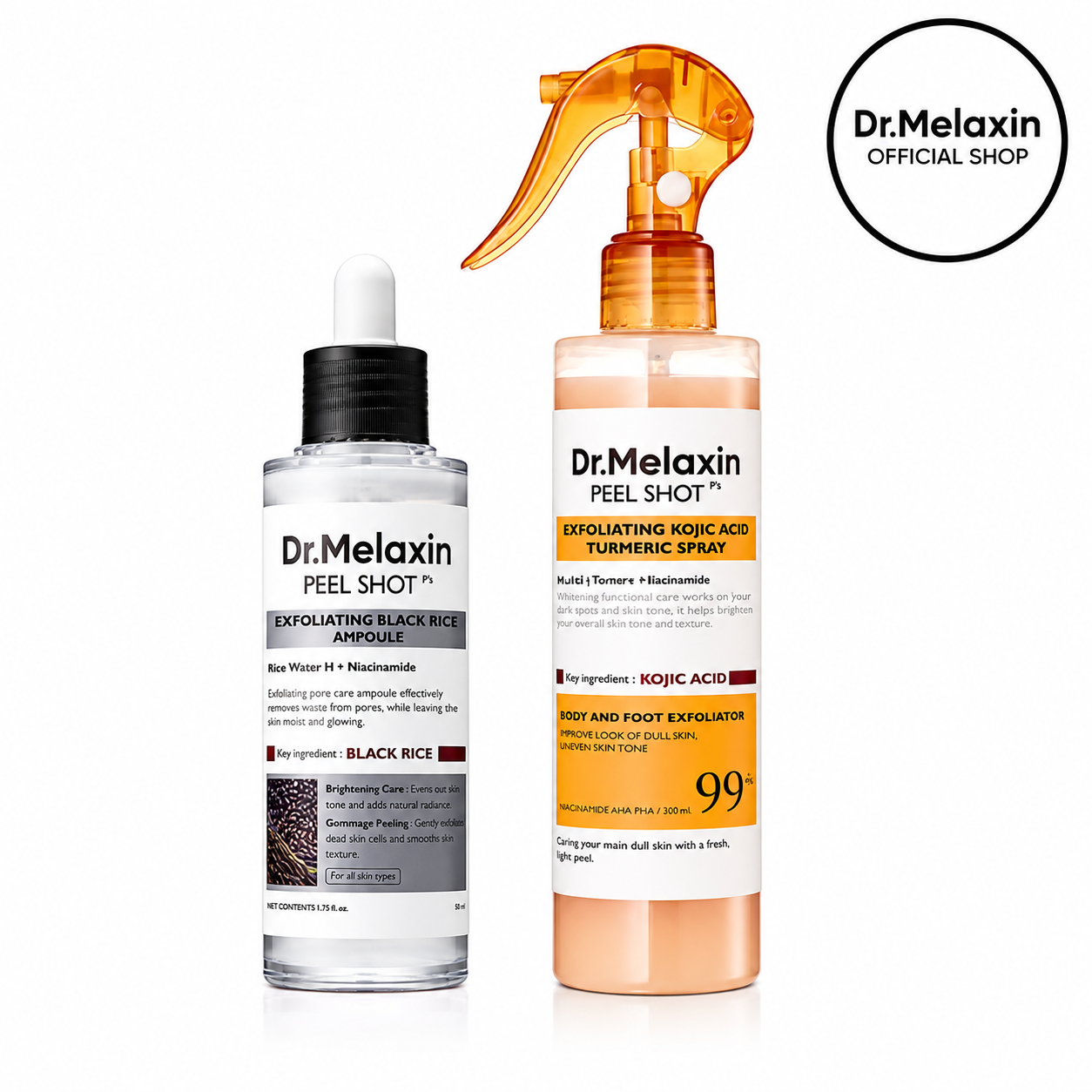 Body & Face Peel Shot Duo
