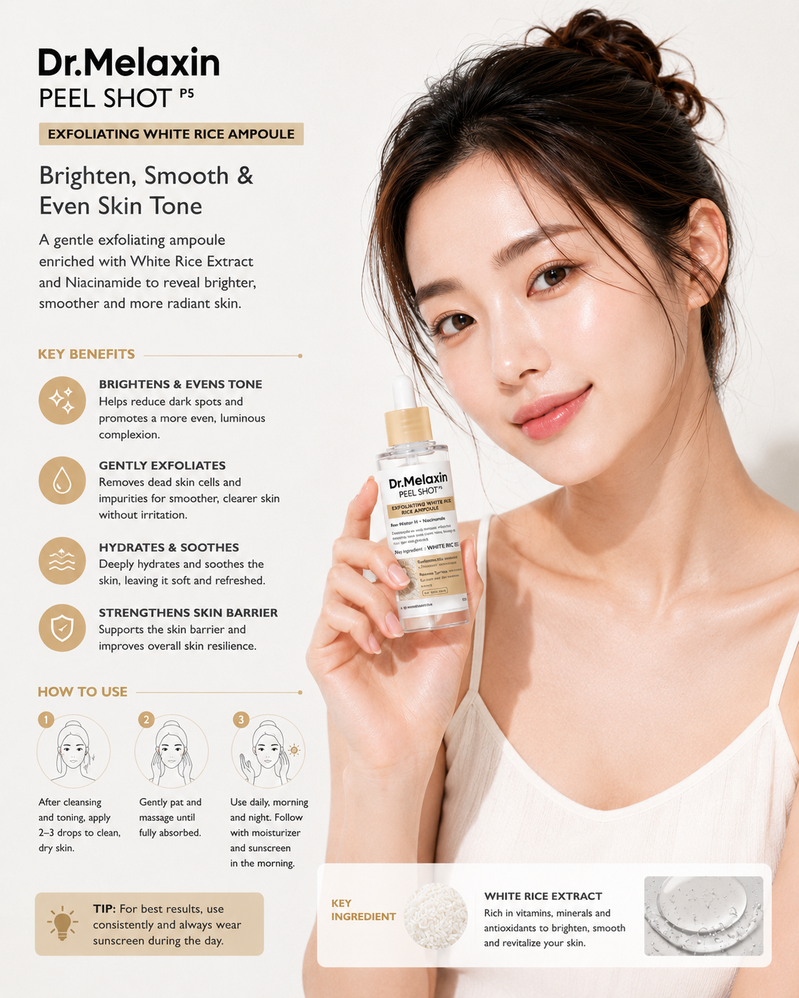 Dr. Melaxin Glow Rice Serum