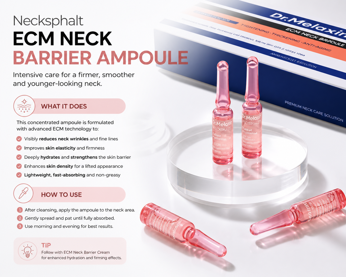 ECM-5 Neck Care Neck Wrinkle Care Kit
