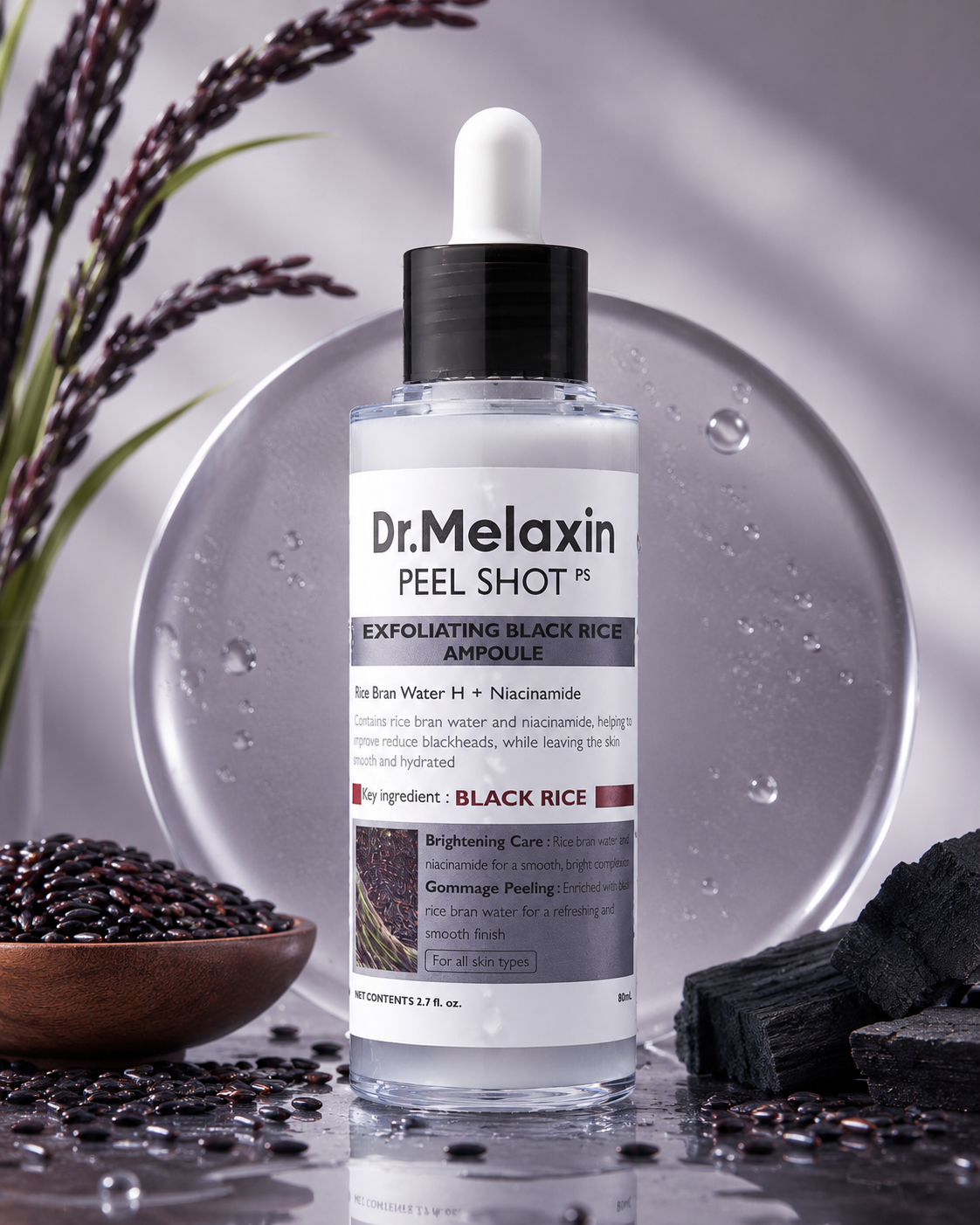 Peel Shot Glow Black Rice Ampoule